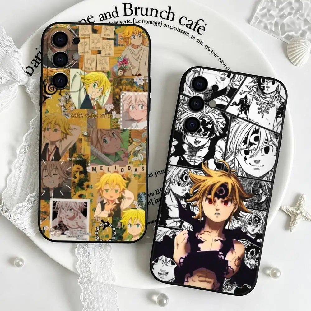 Фото Чехол для телефона M-Meliodas The Seven Deadly Sins для Samsung S25, S24, S21, S22, S23, S30, Ultra, S20, Plus, Fe, Lite, Note, 10, черный №1