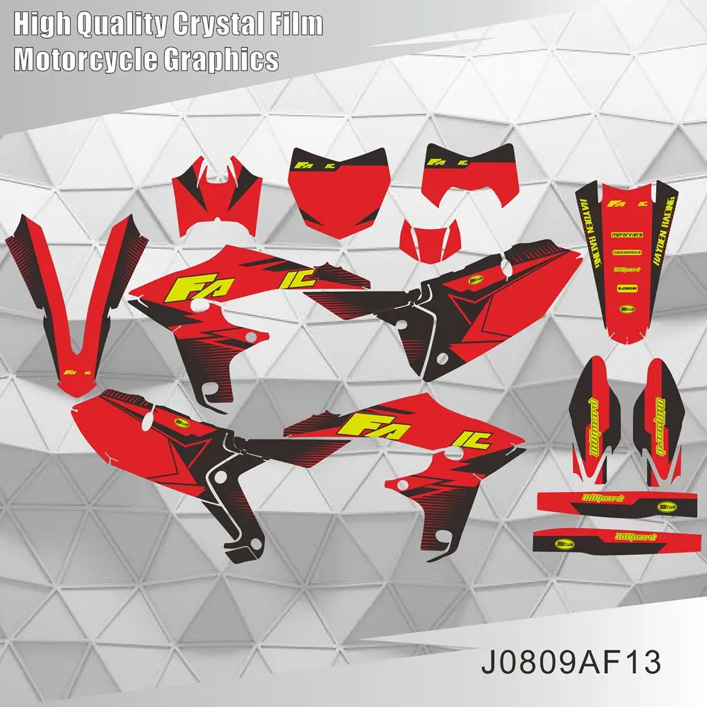 Для Fantic XEF 250 450 XEF250 XEF450 2021 2022 полноценные графические наклейки фон для мотоцикла