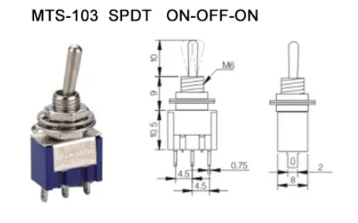 

FSXSEMI Мини рычажные переключатели 5 шт