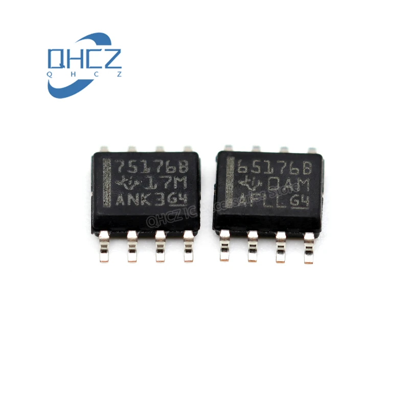 

5PCS SN75176BDR SOP-8 RS-485/RS-422 SN65176BDR Chip Transceiver New Original Integrated circuit IC chip In Stock