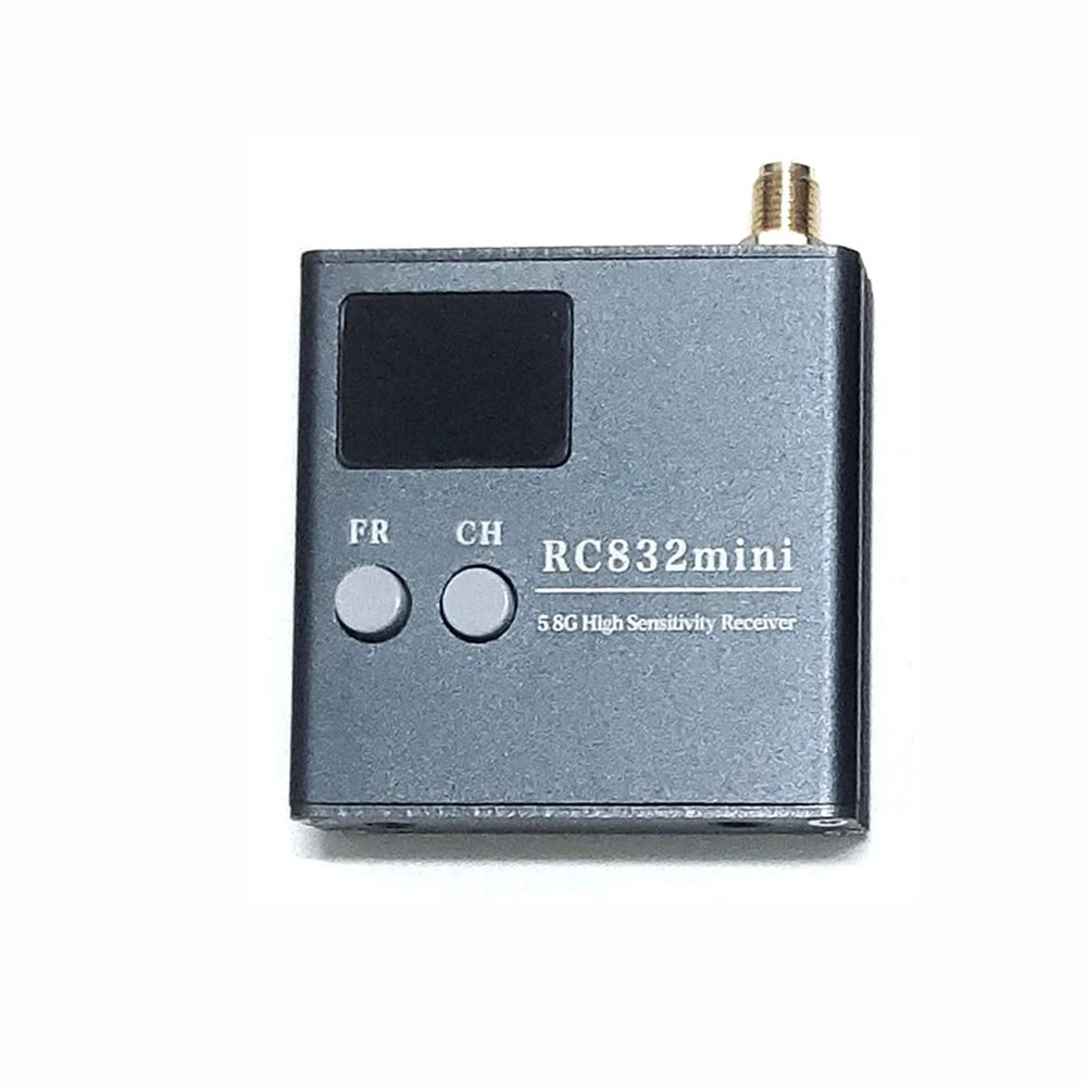 Высокочувствительный приемник RC832mini 4 9G-5 8G 56CH с A/V и кабелем питания для FPV