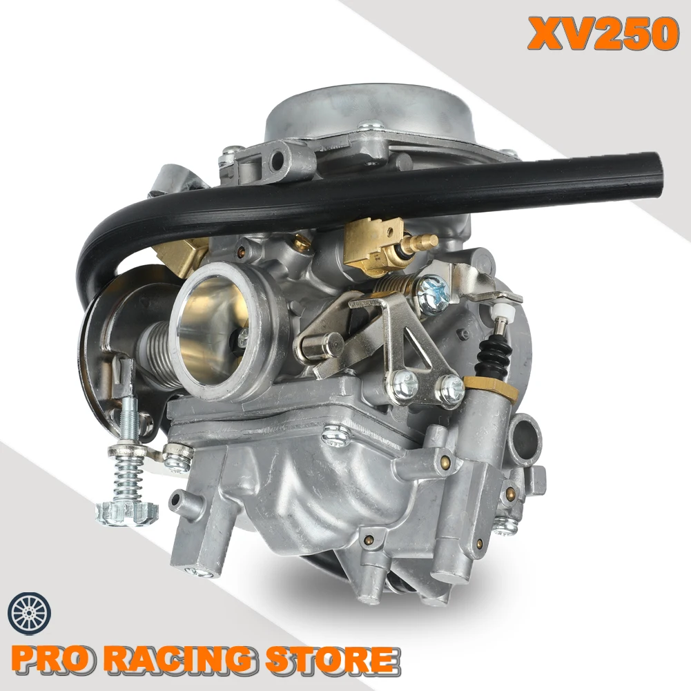 Карбюратор XV250 для Yamaha Virago Route 66 V Star 125 250-1988 XV125 2023-1990 V-Twin Engine Cruiser мотоцикла 26 мм Carb