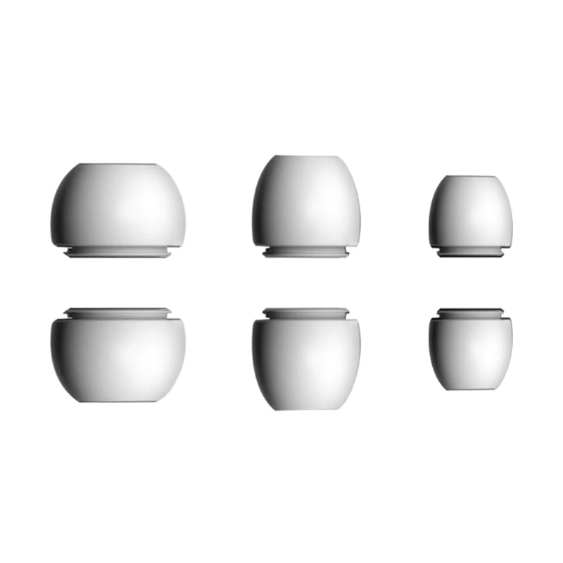 

3Pairs/Set Earphone Cover Soft Silicone Ear Pads For Airpods Pods Pads Pro 3 Earbuds Ear Tips Earphones Accessories