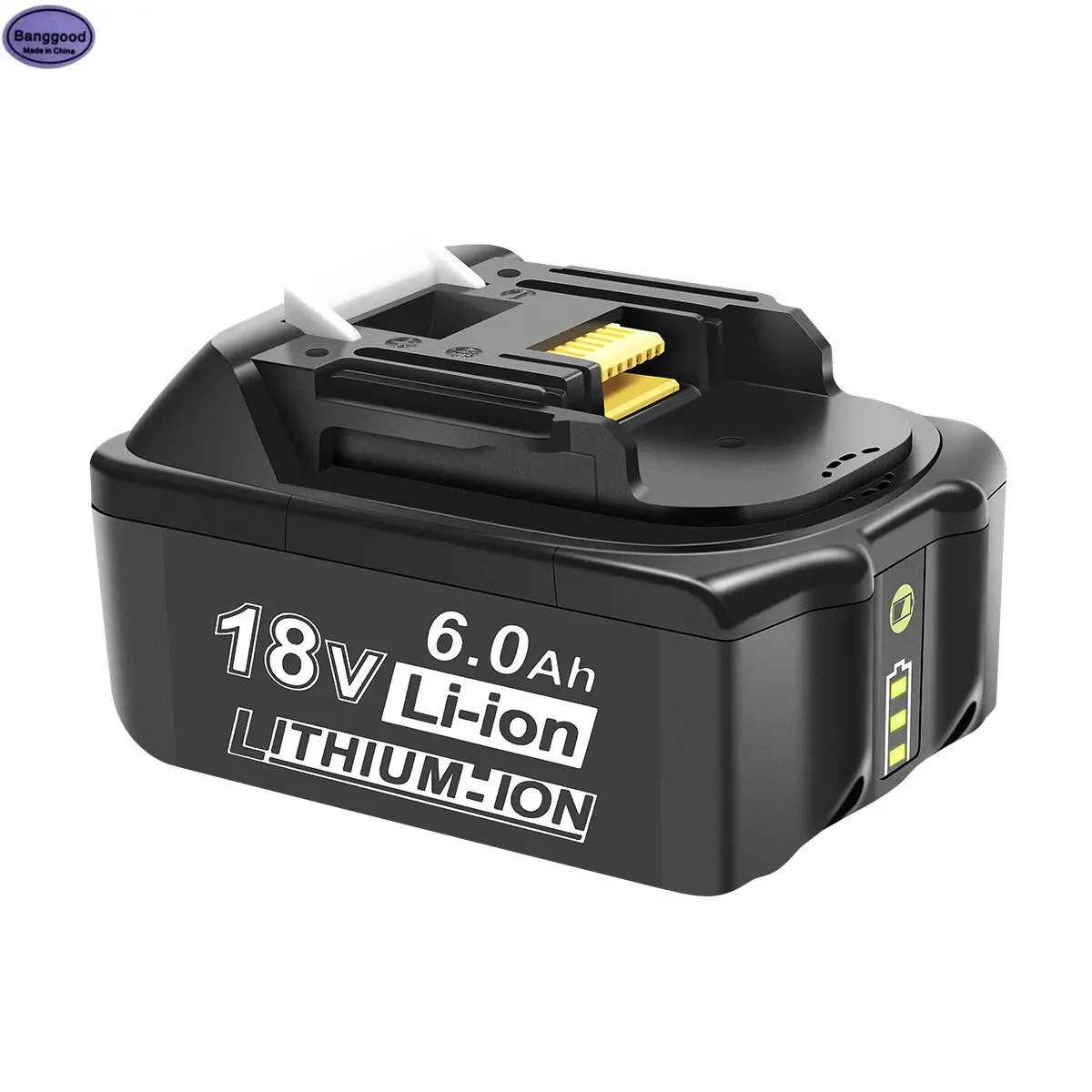 

18V 1.5Ah-6.0Ah Battery Replacement for Makita BL1830 BL1840 BL1850 BL1860 BL1835 194309-1 LXT-400 Cordless Battery Power Tool