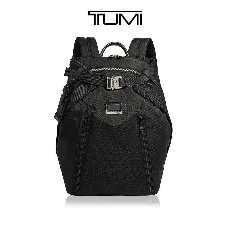 Tumi Fashion Backpack Men's Ballistic Nylon Large Capacity Business Leisure Computer Backpack