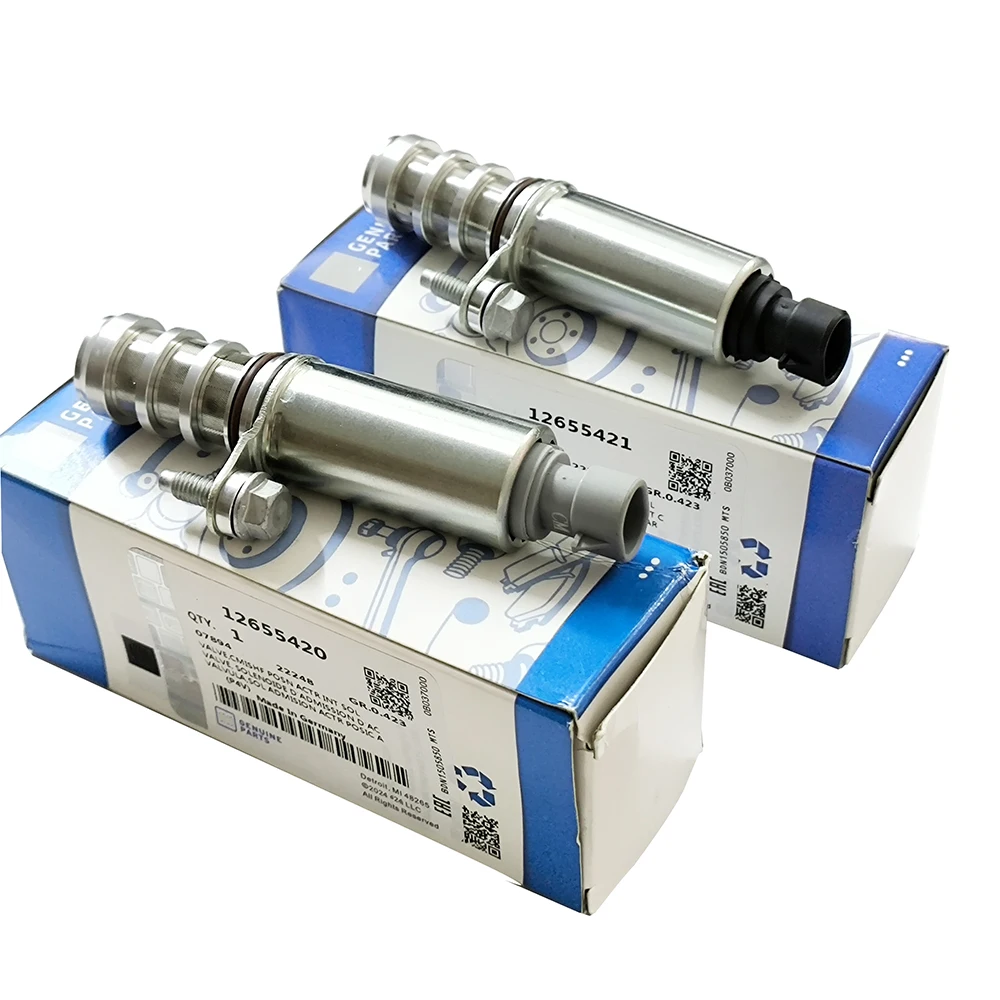 

Клапан ГРМ впускного и выхлопного масла соленоидный VVT для Chevrolet Captiva 2,4 Equinox GMC Opal Andra 12655420 12655421, 1 комплект