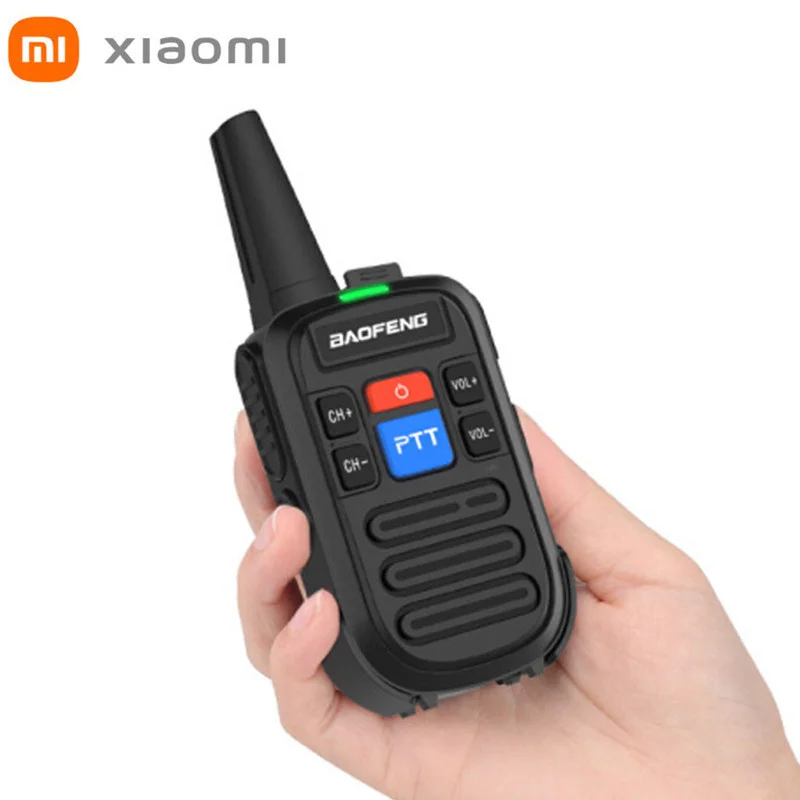 

Xiaomi Youpin Mini Handheld Walkie Talkie Dual Band Two Way Radio High Power Portable Walkie Talkie Automatic Squelch Genuine Mi