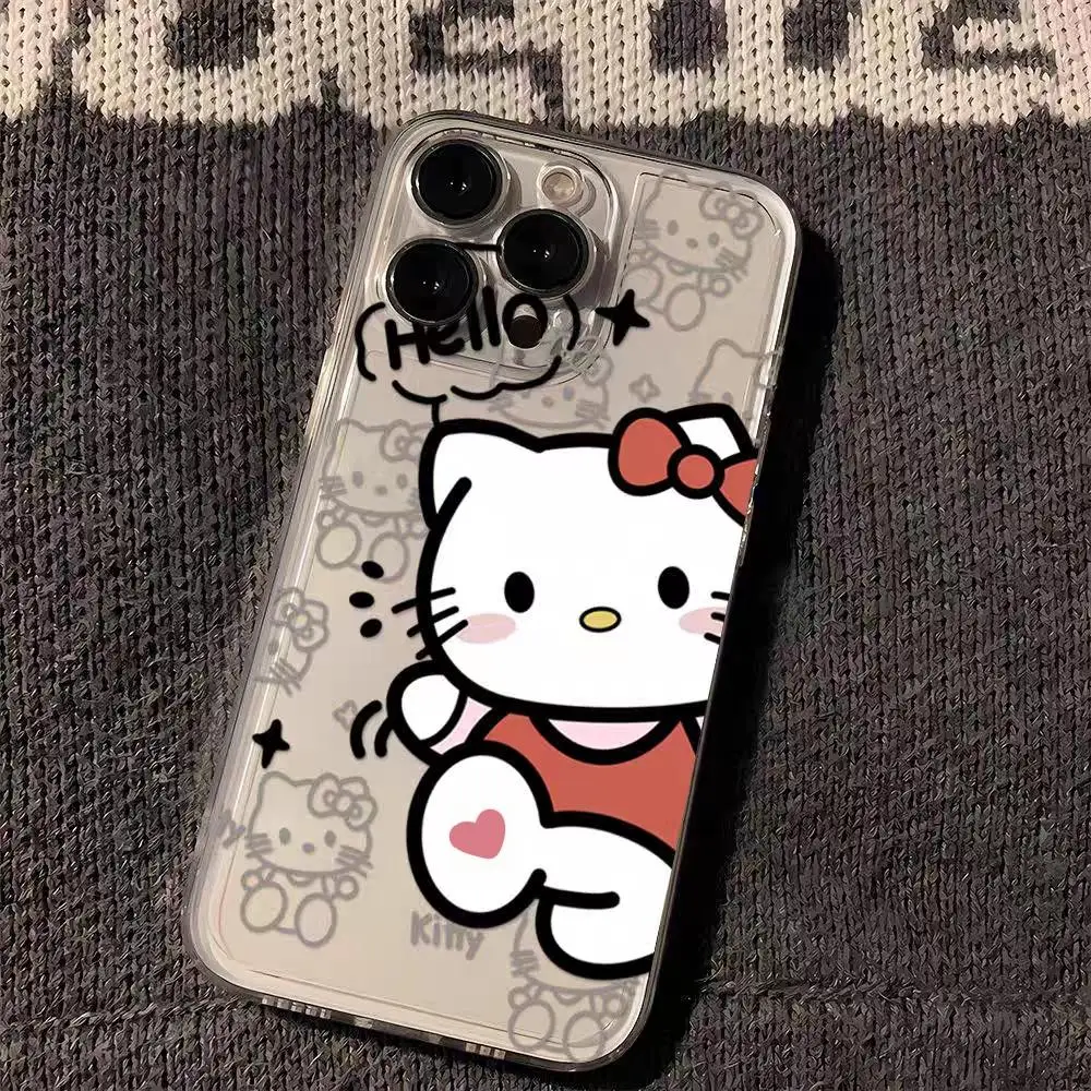 Чехол для телефона Sanrio Ins Hello Kitty Xiaomi Redmi Note 13 Pro 5G 12 4G 12S 13C 12C 10C 11 10 10S 11S 9S 9 8 A2 A1 Plus A3 Y2k
