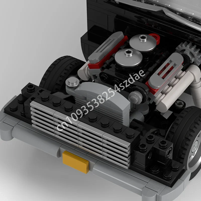 1479 шт. MOC Speed Champion автомобиль Chevyes Bel Air Street Rod суперкар строительные блоки гоночные