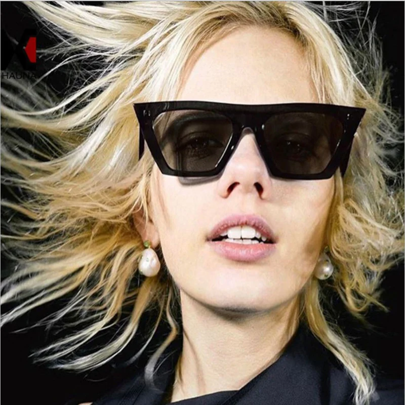 

New Fashion Women Luxury Brand Square Sunglasses Ladies Vintage Oversized Sun Glasses Female Big Frame Uv400 Shades Wholesale