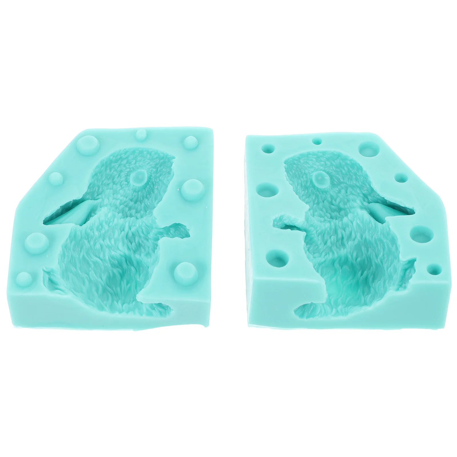 

Molds Silicone Easter Making Rabbit Wax Bunny Decoration Holder Bomb 3D Soap Handmade Animal Chocolate Resin Ornament