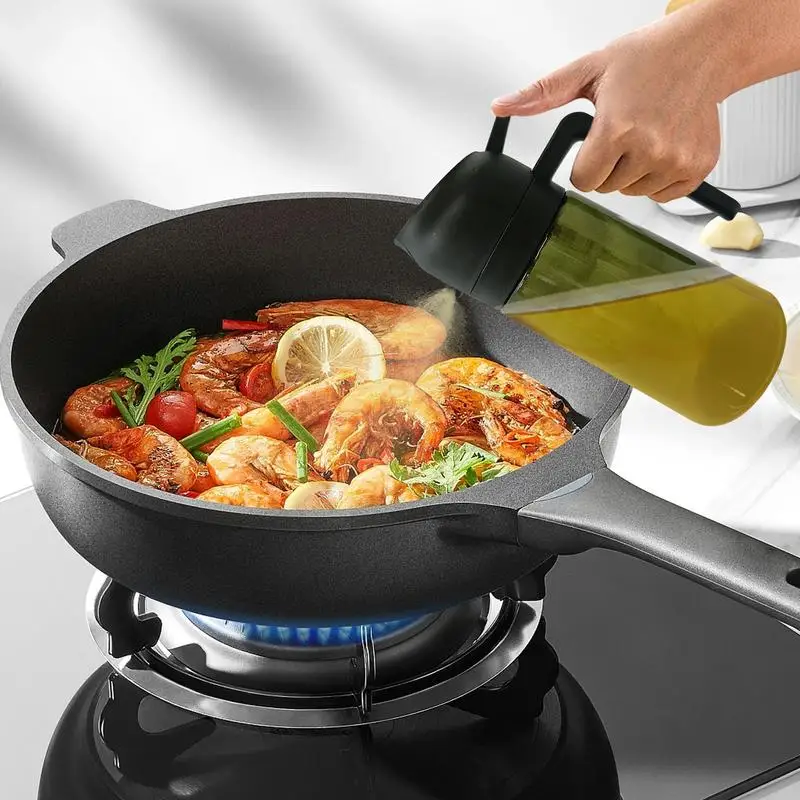 Бутылка-дозатор масла 470 мл кухонная бутылка-распылитель 2-в-1 контейнер для жарки