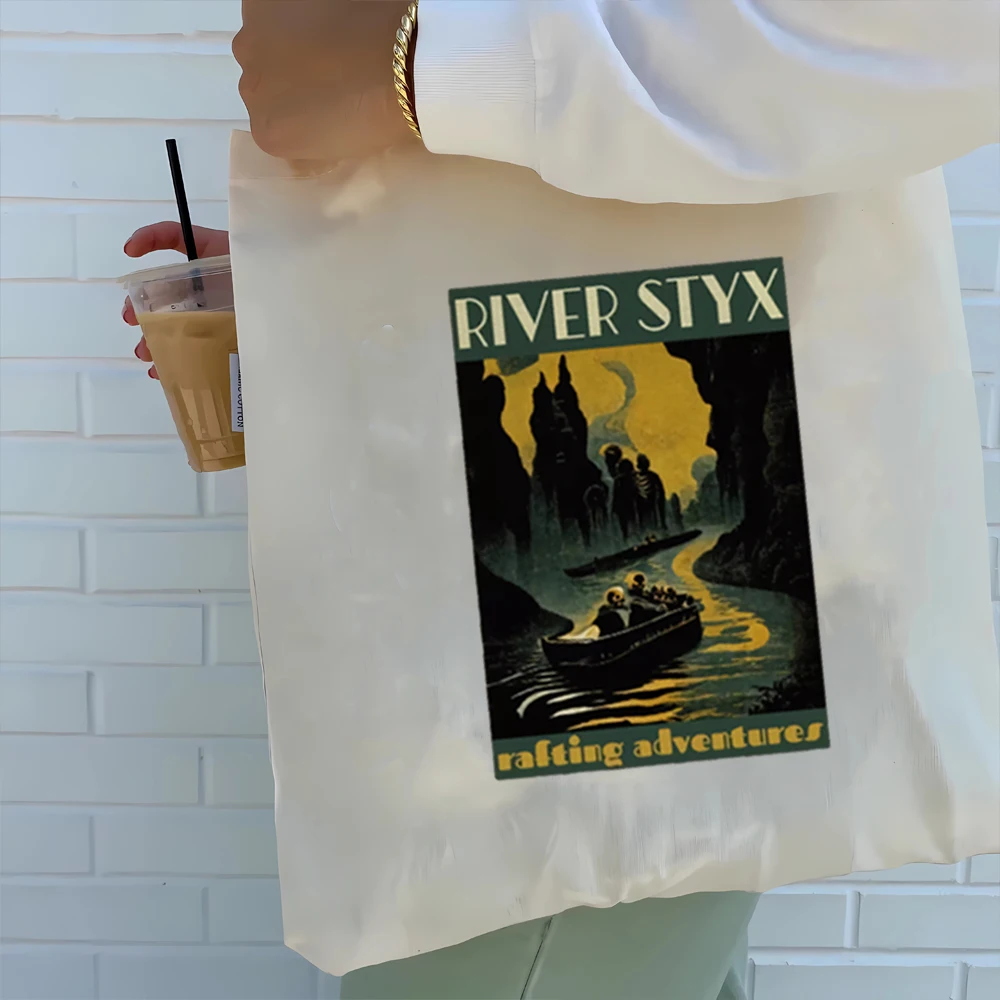Река Стикс рафтинг Приключения ВИНТАЖНЫЙ ПЛАКАТ Сумка-тоут греческая мифология