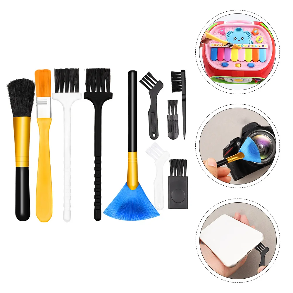 

10PCS/Set Computer Cleaning Brush Electronics Cleaning Brush Keyboard Brush for Home