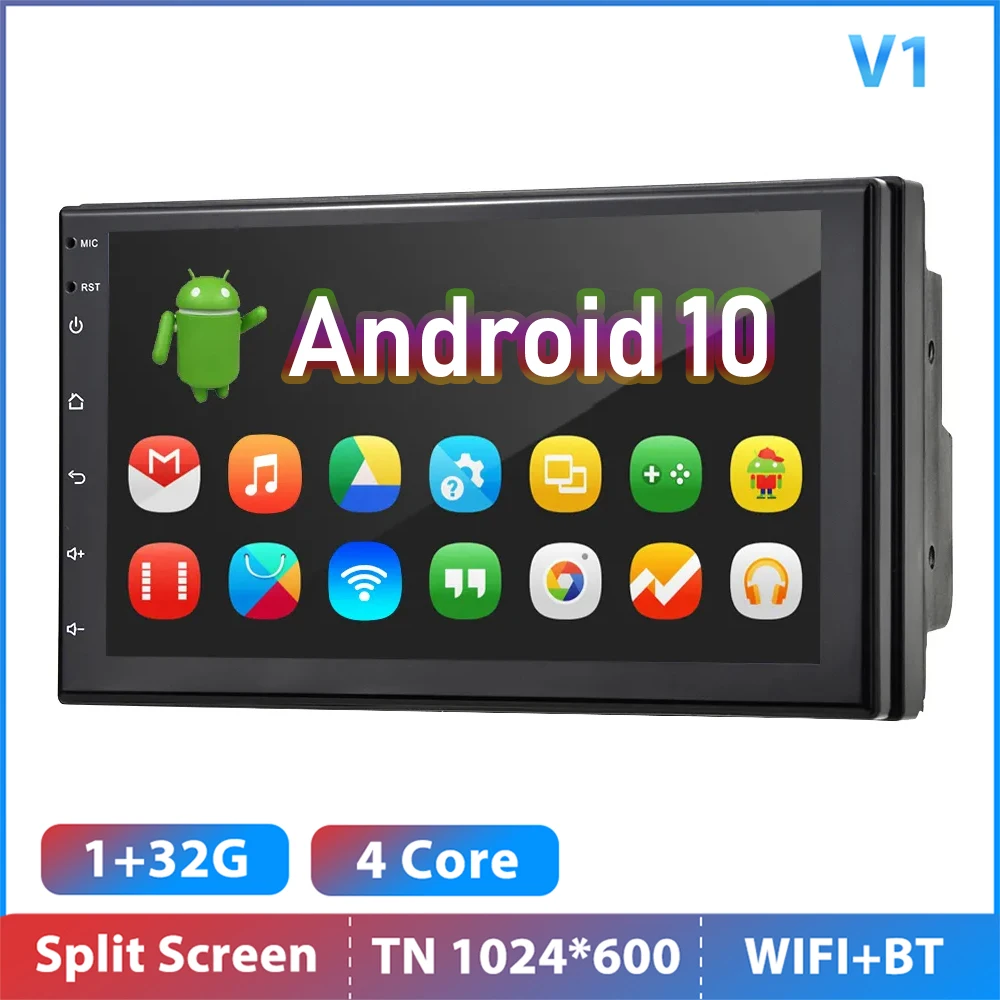 

Podofo 8 + 128G 2 Din автомобильное радио GPS Android 7 "Carplay для Volkswagen Nissan Hyundai Kia Toyota Универсальный 2din мультимедийный плеер