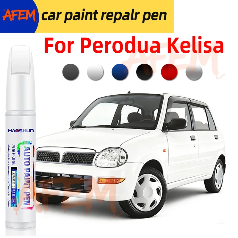 Фото Ручка-корректор для ремонта автомобильной краски Perodua Kelisa, черная, для устранения царапин, спрей-инструмент №1
