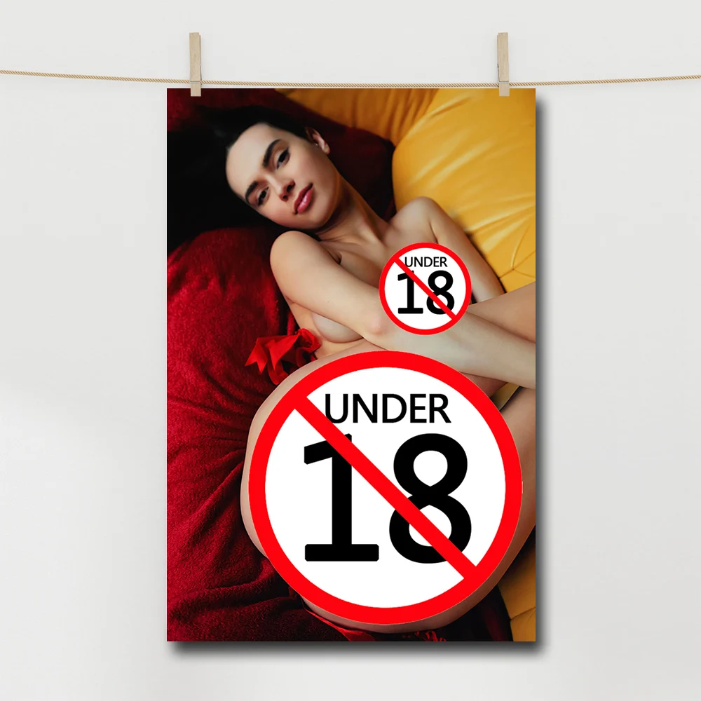 Современное искусство декоративные картины голая красота брюнетка женская