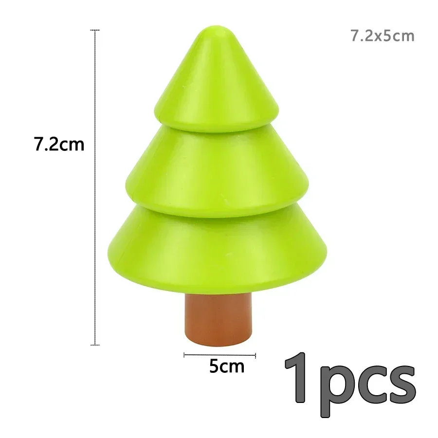 Строительный блок большого размера аксессуары для растений фруктов цветок трава