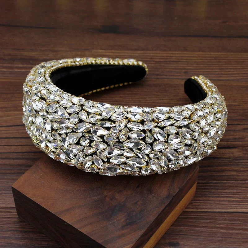 Великолепные роскошные аксессуары для волос искусственная поролоновая повязка