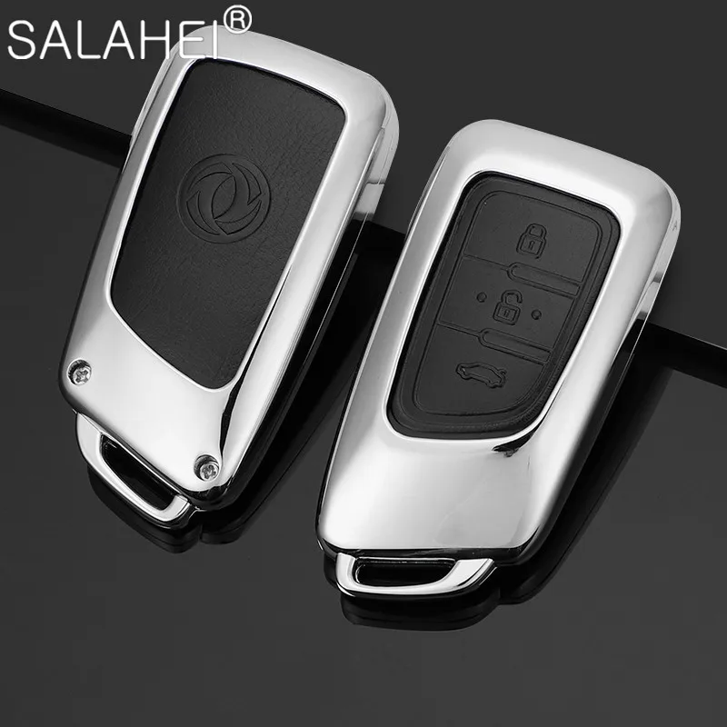 

Zinc Alloy&Leather Car Key Cover Case Shell Fob For DongFeng DFM 580 370 S560 S500 F507 AX7 AX5 AX4 AX3 MX5 Interior Accessories