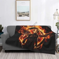 new the hunger games ultra warm flannel personality blanket adultkids for sofa bed office