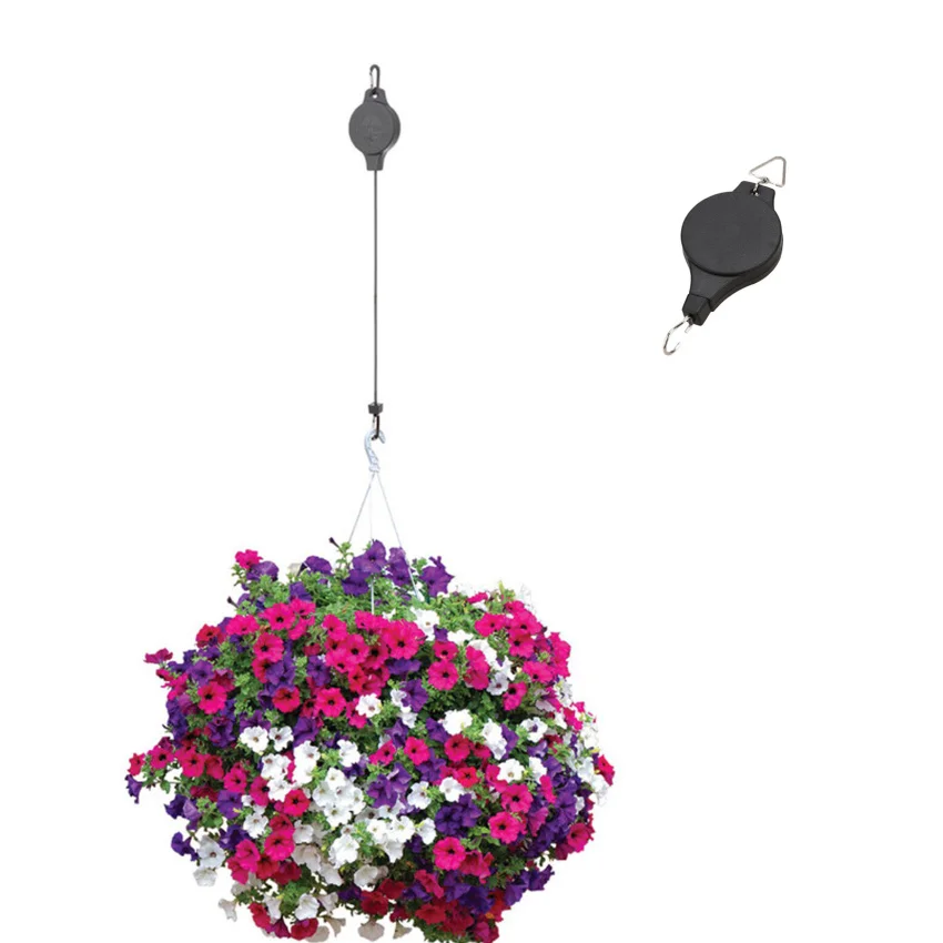 

Выдвижной подвесной крючок для кастрюль для сада, сада, подвесная корзина, крючок для цветочного горшка