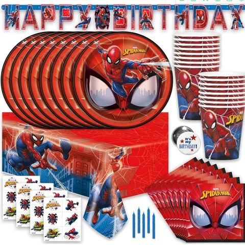 Одноразовый набор посуды Disney Red Spiderman