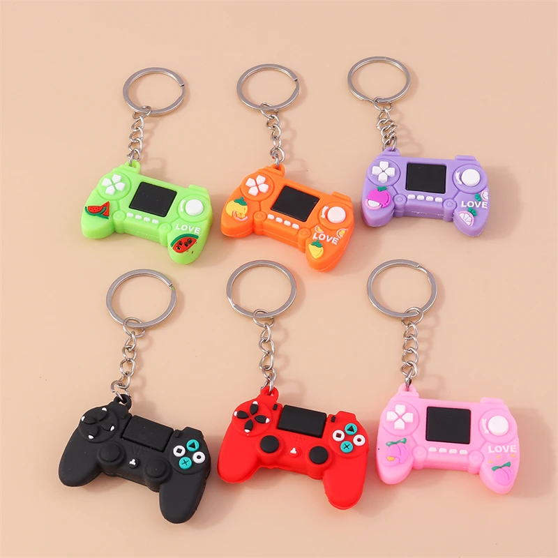 

Cartoon Game Machine Keychains Cute Resin Game Console Charms Key Chains Souvenir Gifts for Women Men Handbag Pendants Keyrings