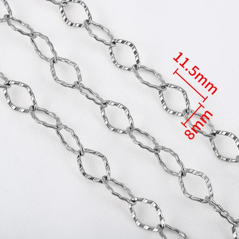 Витая цепочка MINGXUAN золотого цвета из нержавеющей стали 304