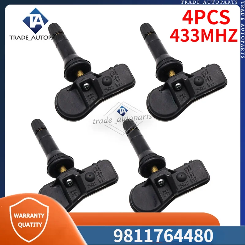 

9811764480 для Toyota Proace Verso Peugeot Expert Tepee Fiat Scudo Combi Citroen Jumpy 433 МГц TPMS датчик давления в шинах