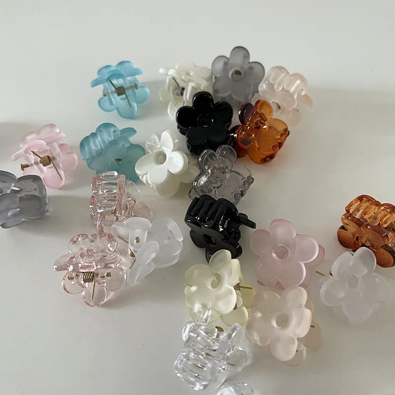 

Мини заколка для волос в виде цветка, заколка для волос в виде когтей, милая заколка для челки, заколка для волос, аксессуары для волос для же...