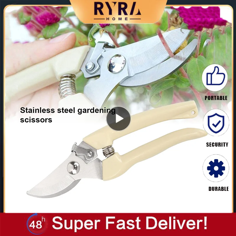 

New Pruning Garden Scissors Professional Garden Trimmer Orchard Scissors Hand Tools Bonsai Gardening Chopper Pruning Scissors