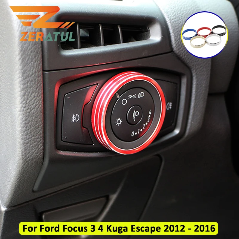 Автомобильный аксессуар для Ford Focus 3 4 Kuga Escape 2012-2016 из нержавеющей стали