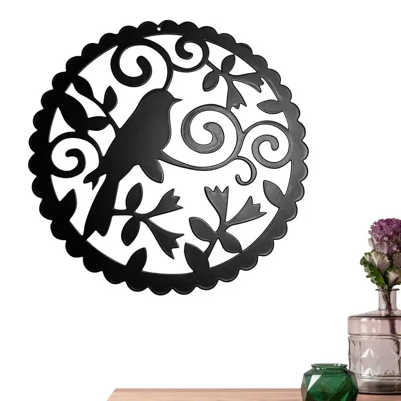 

Metal Bird Garden Wall Decor Indoor Outdoor Wall Art Modern Wall Sculptures Hanging Decorations For Yard Porch Living Room
