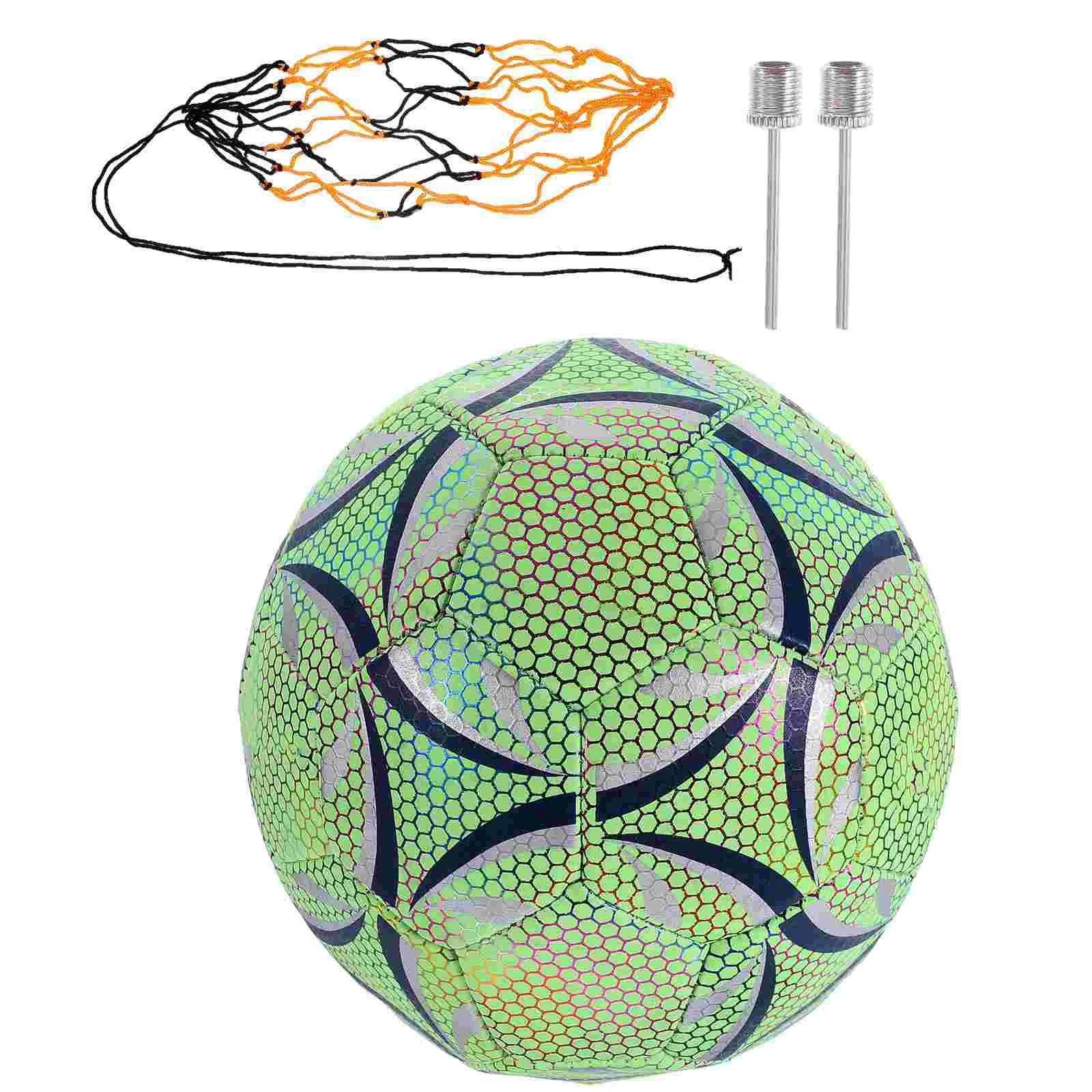 

Football Fluorescent PU Balls Luminous Sports Supply Soccer Light Absorption Creative Gift Training Adult Heat-resistant Kids