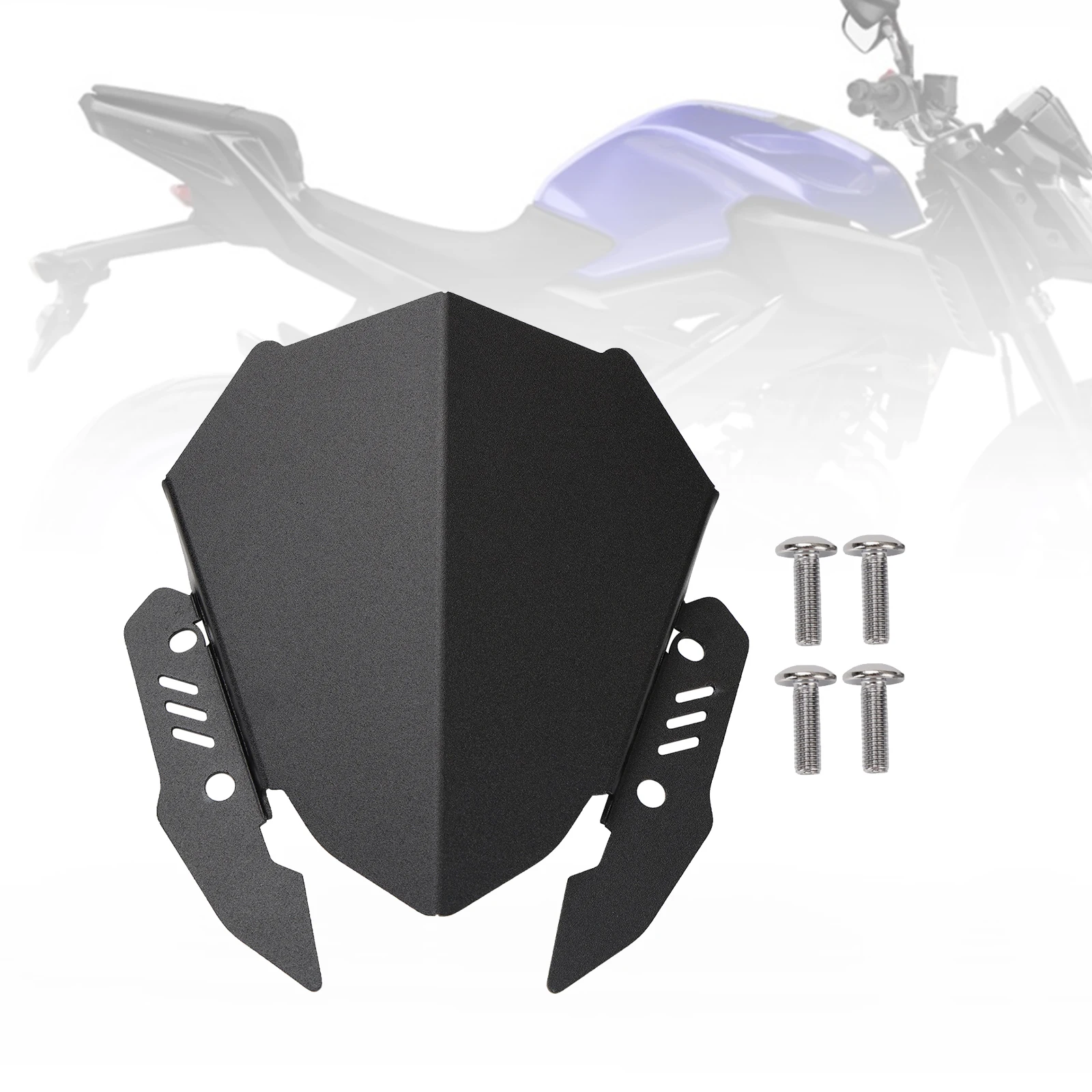 

Ветровое стекло Artudatech подходит для Yamaha MT-15 2018-2023 MT-125 2020-2021
