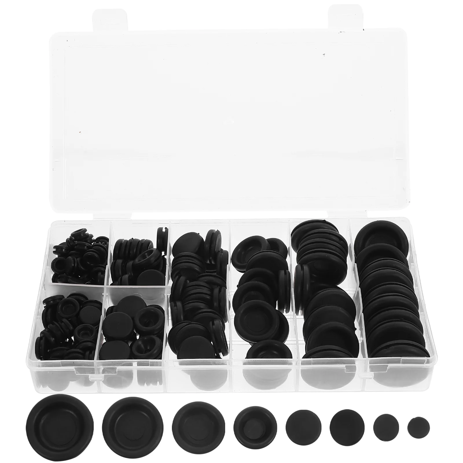 

Rubber Gasket Grommet Grommets Plugs Hole Wireautomotive Wiring Washer Ring Assortment Plug Sealing Kit Electrical Round Sided