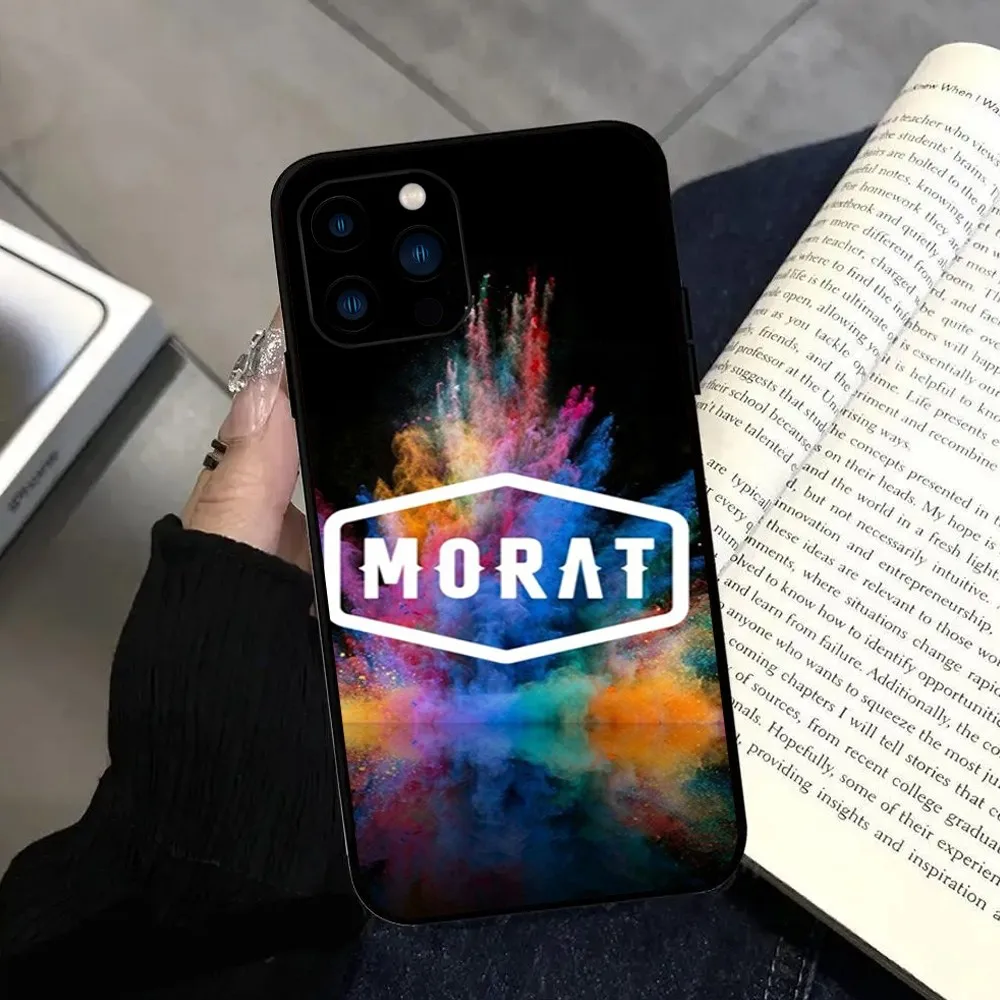 Чехол для телефона Band M-Morat Balas Perdidas iPhone 11 12 13 14 15 Pro Max Mini Plus XS XR X черный силиконовый