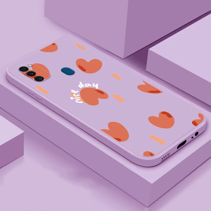 

For Samsung Galaxy M30S M31 M51 M62 soft case TPU silicone phone Shell cute back cover case colorful heart phone case
