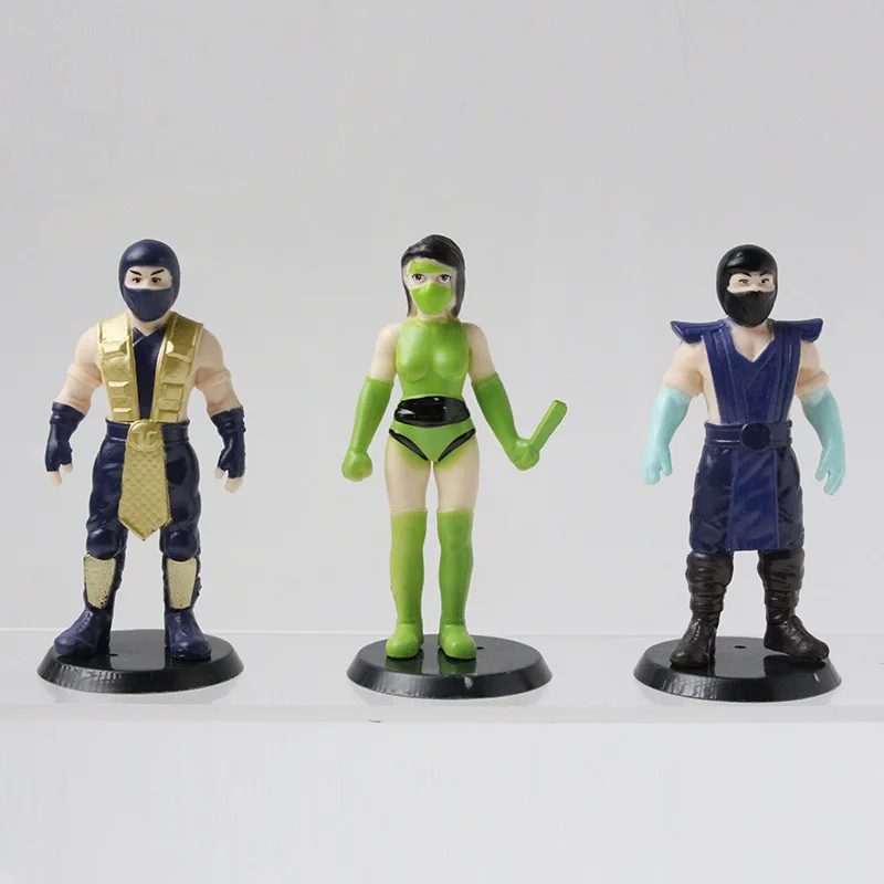 Фото Набор из 6 фигурок аниме-персонажей Mortal Kombat, 10 см, 11-е издание, мини-фигурки: Скорпион, Суб-Зеро, Лорд Райден, коллекционные модели, игрушки, подарки №4