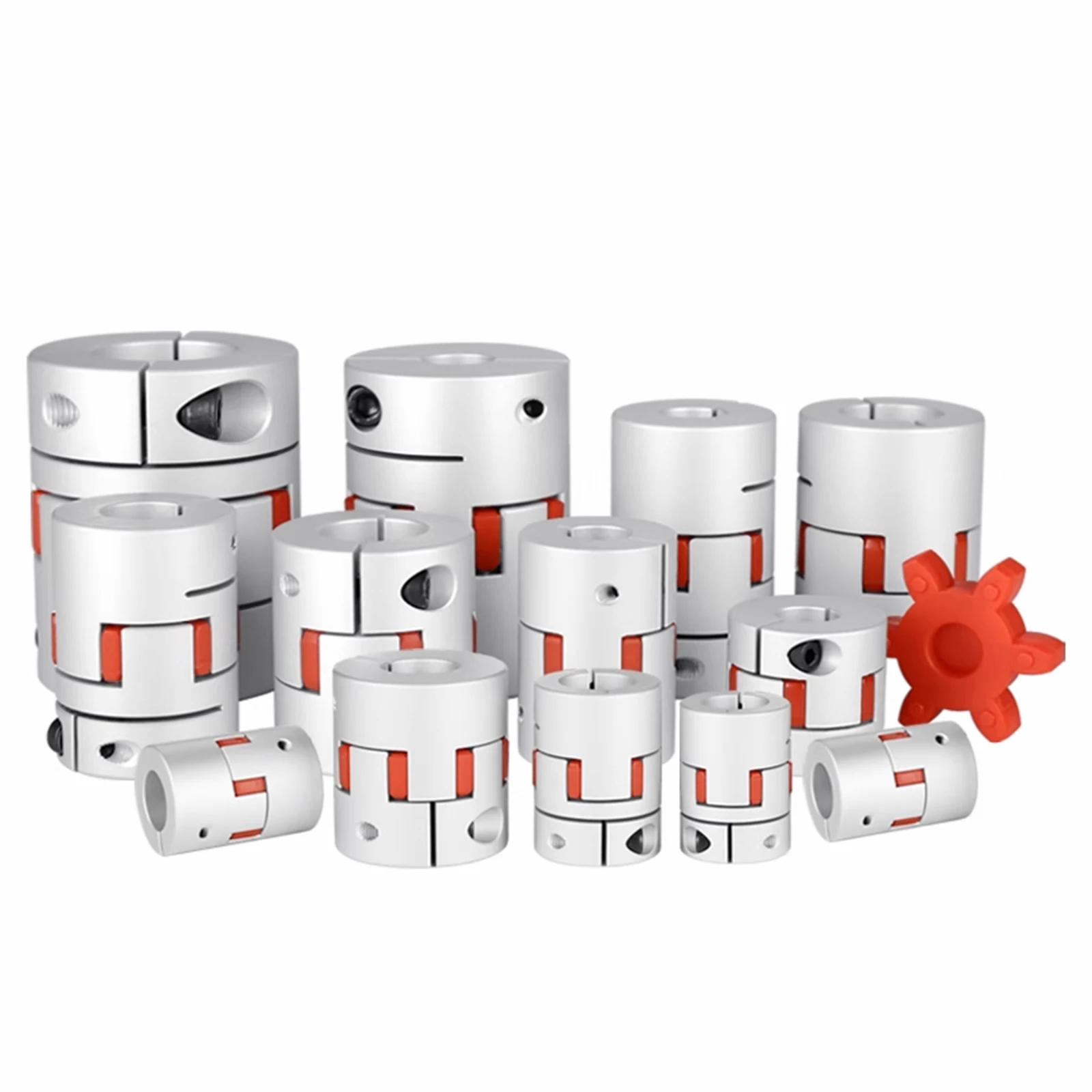 

Sinoblu D105mm L140mm Aluminum Alloy Shaft Coupling35/38/40/42/45/50/55/60mm for shaft fixing and positioning, linear slide stop