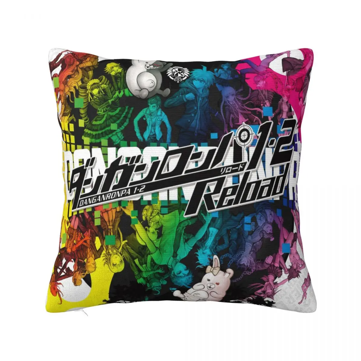 

Шуичи саихара и кокичи пушистая Подушка Danganronpa чехол Мягкая ткань Наволочка декоративная подушка чехол для дома на молнии 40*40 см