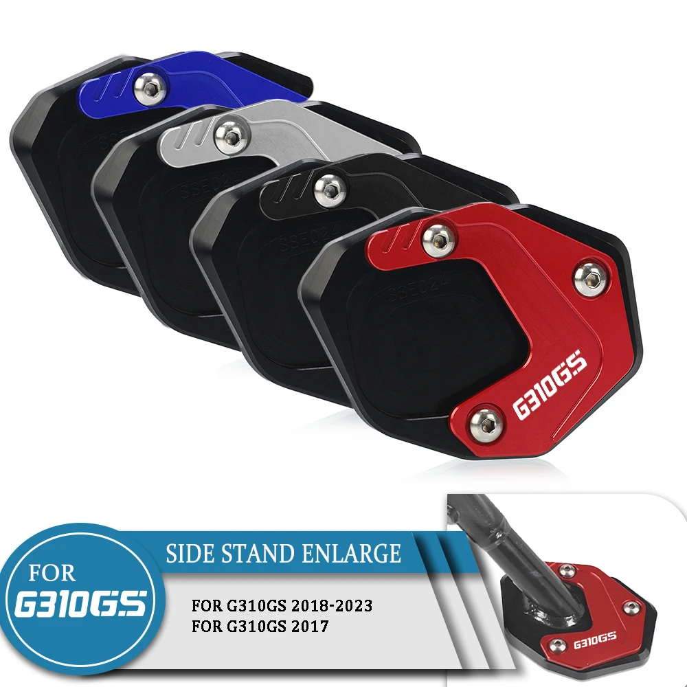 

2023 For BMW G 310 GS 2017-2023 Motorcycle Kickstand Side Stand Enlarger Extension Plate G310GS 2017 2018 2019 2020 2021 2022