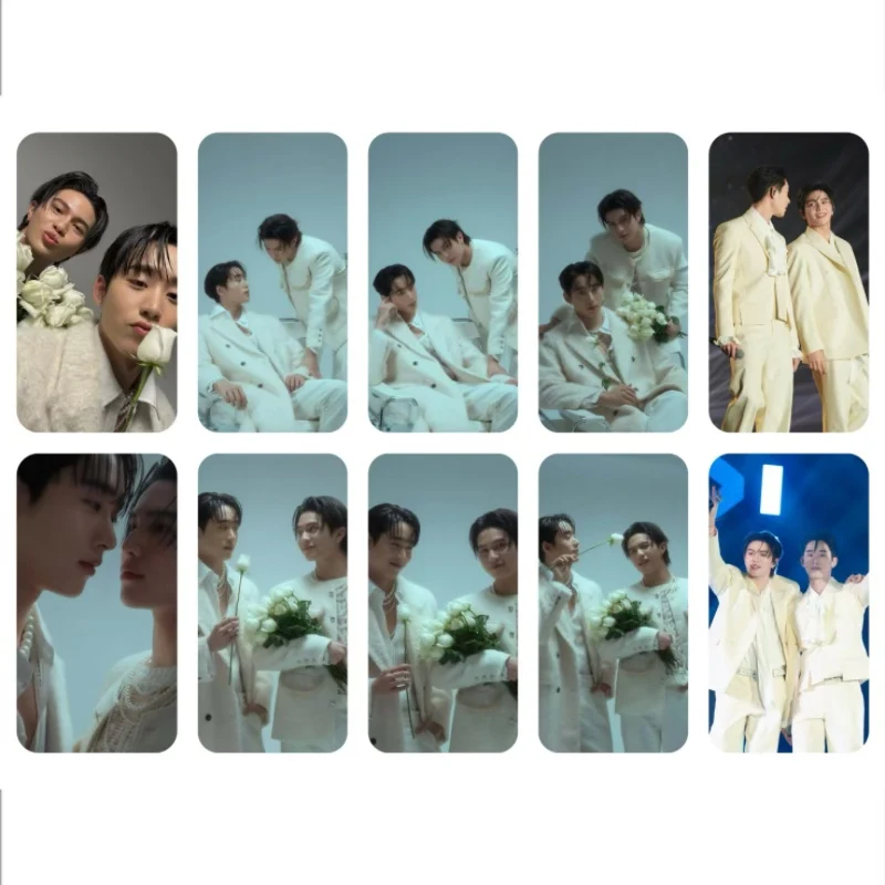 Фото 10 шт./компл. наклейки для карт LYKN Williamest Thai TV Thame Po Heart That Skips A Beat Drama Stills Bus Phone Notebook DIY наклейка №4