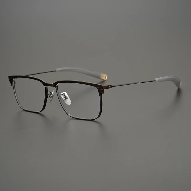 Оправа для очков титановая мужчин и женщин винтажная квадратная рецептурная
