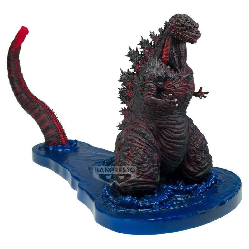 Фото В наличии Оригинальная фигурка Banpresto Шин Годзилла Арт-Виньетка Годзилла (2016) 4-я форма: Высадка на берег. Модель-фигурка, аниме-игрушка, подарок. №2