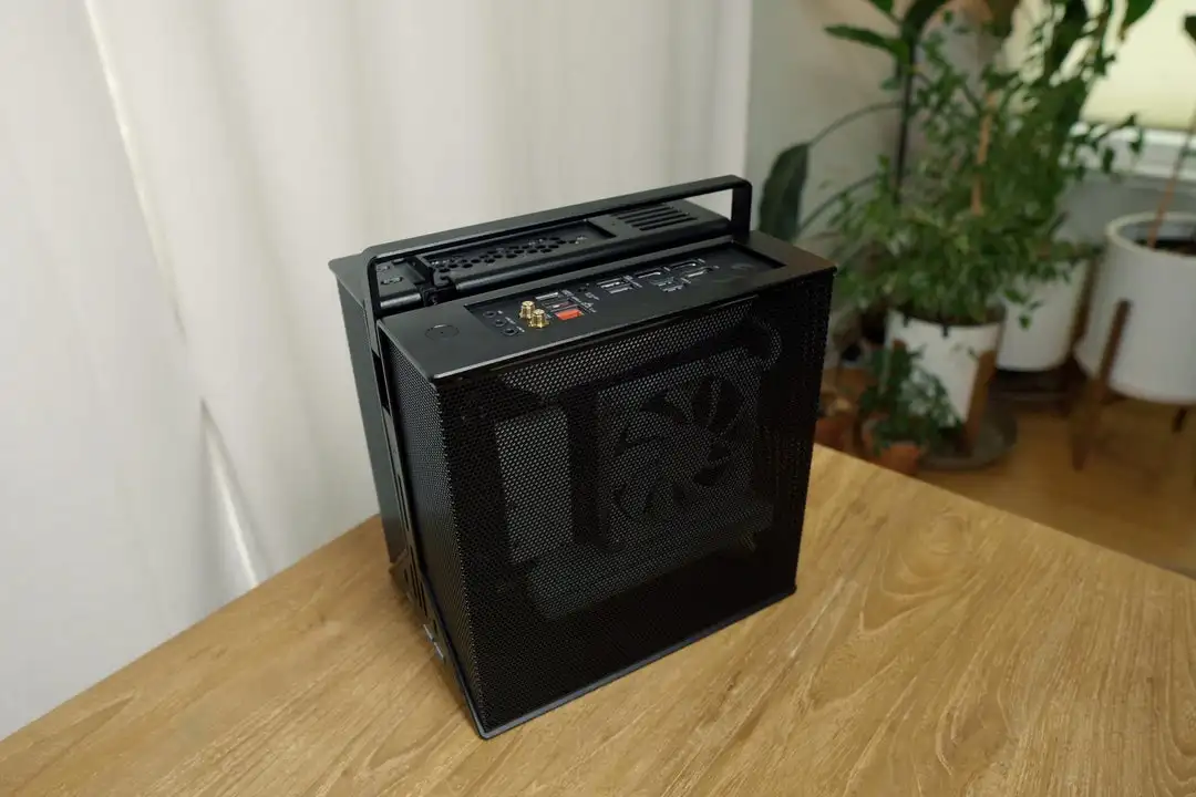 Новинка 2022 [xproto Mini] xtia itx 1U core display полностью алюминиевый вертикальный портативный