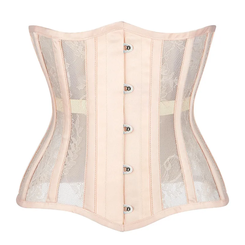 

Gothic Bustiers Corsets Underbust Slimming Waist Trainer Corset Body Shapewear Women Hourglass Waist Cincher Sexy Lace Corset