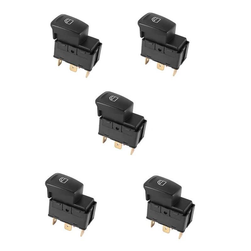 

5X Front Left Right Window Switch For Smart Forfour 454 2004-2006 A4548201010 Hatchback Power