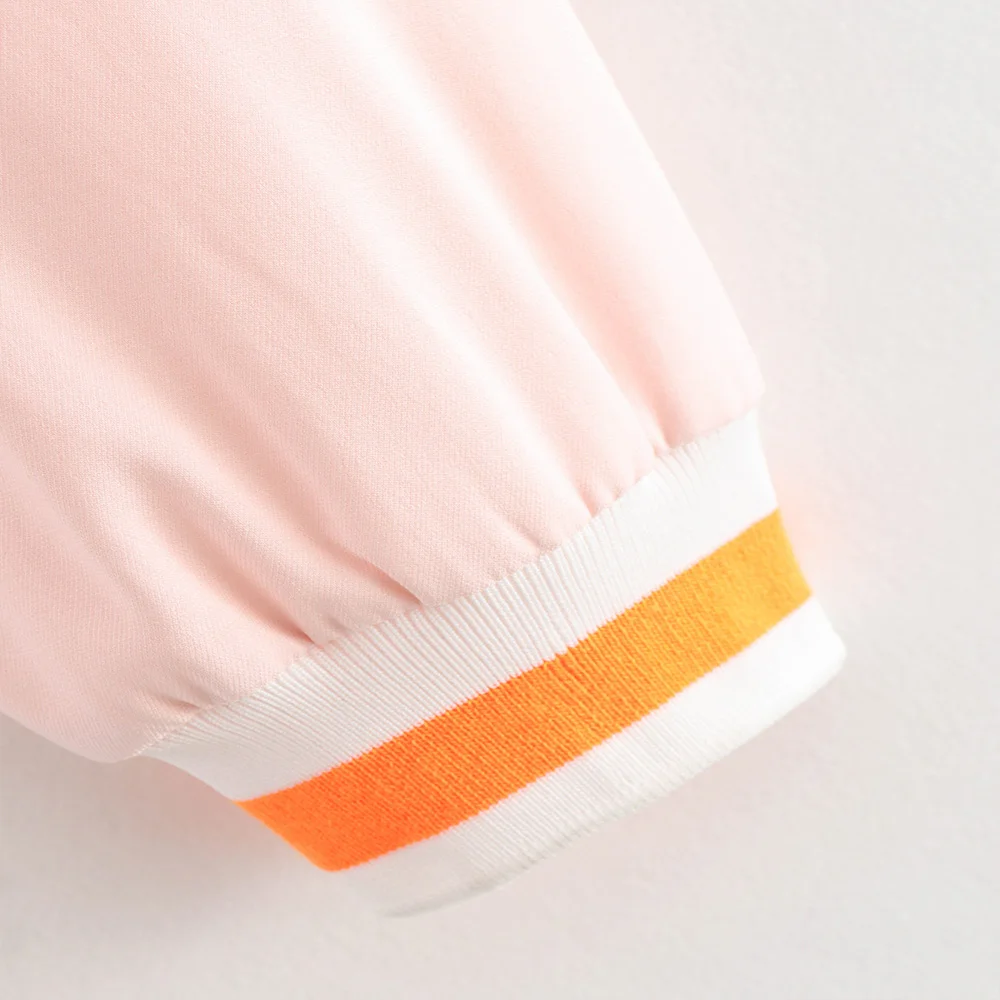 ZATT 2024 Осенняя Милая Розовая Дизайнерская Женская Куртка С Карманами Длинным